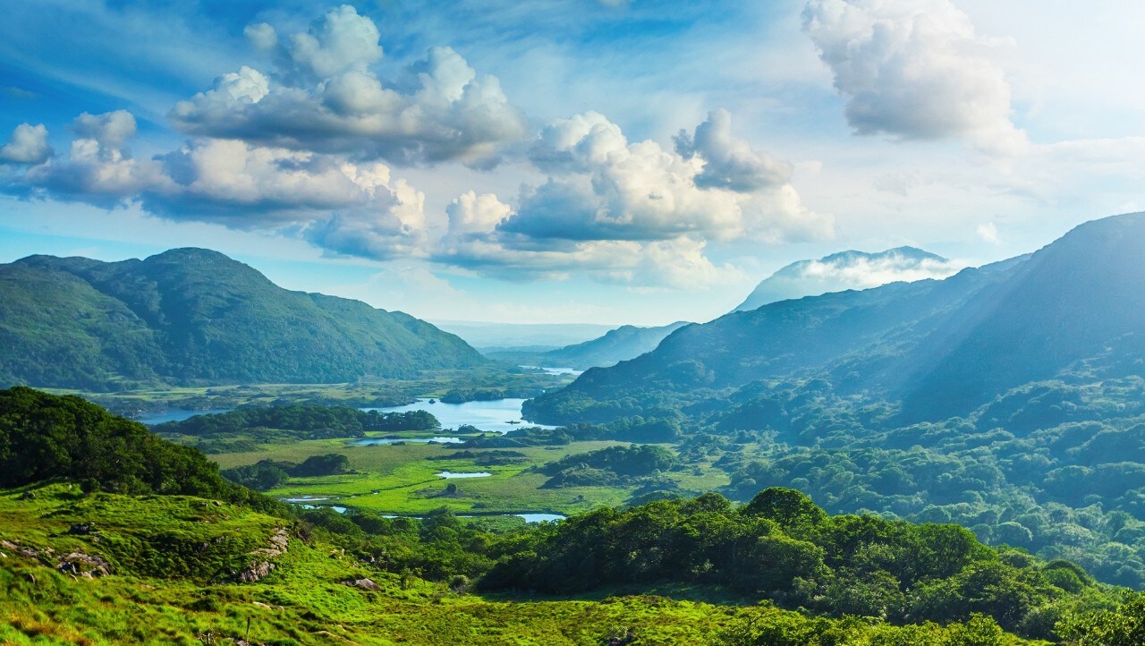 View from the scenic point called Ladies View.
