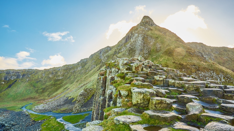 Giants Causeway in County Antrim, Ireland.